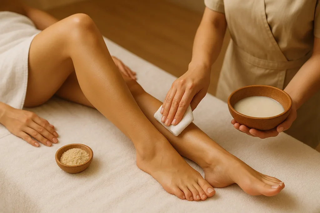 Ayurvedic Cleansing Treatment Scene