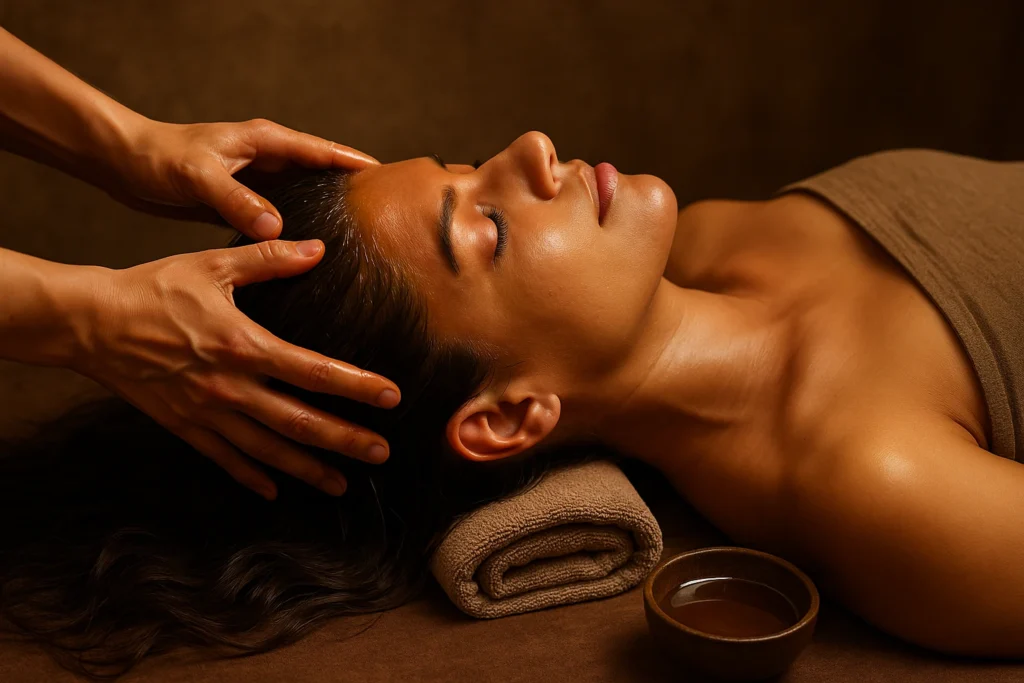 Herbal Oil Massage
