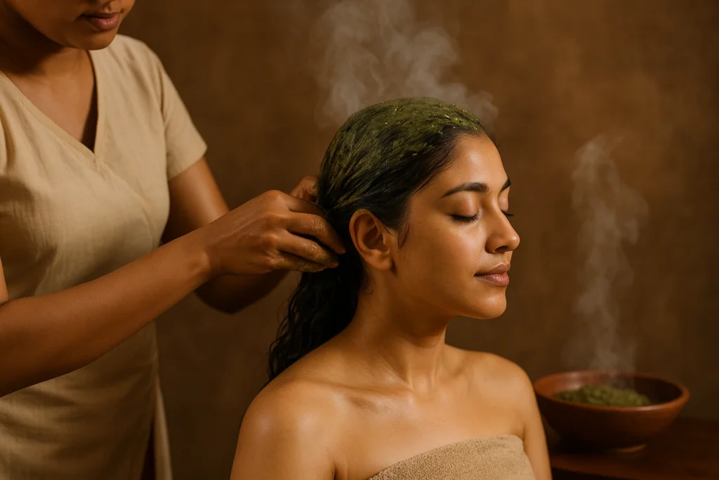 Herbal Scalp Steam Therapy