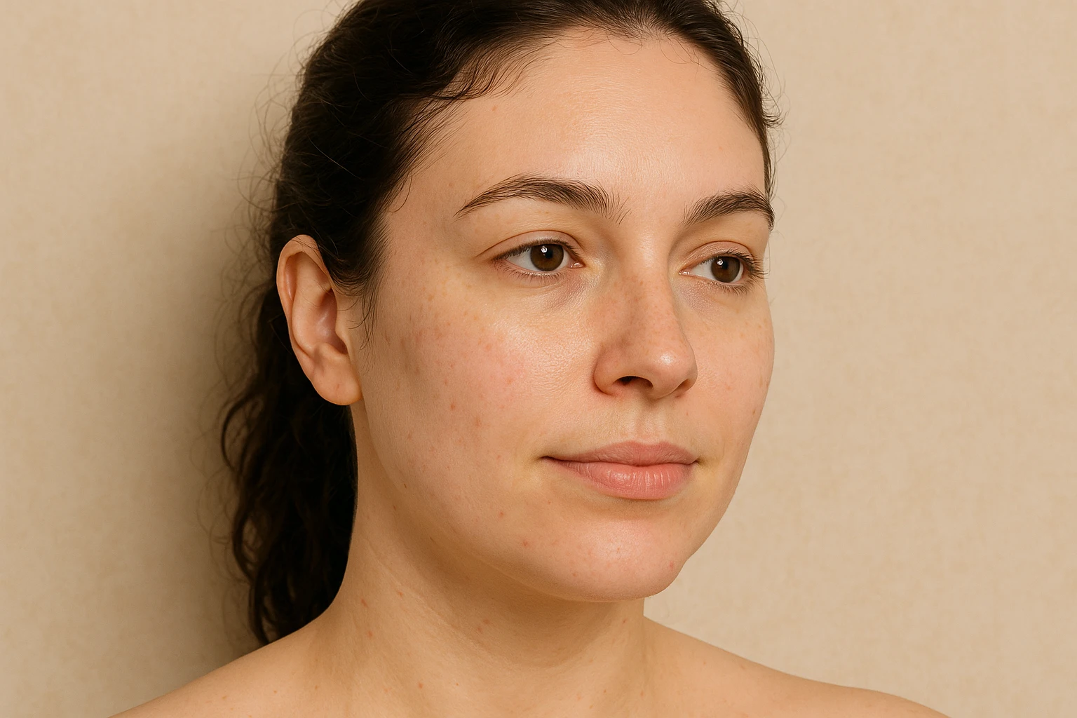 Honey and Papaya Skin Transformation before