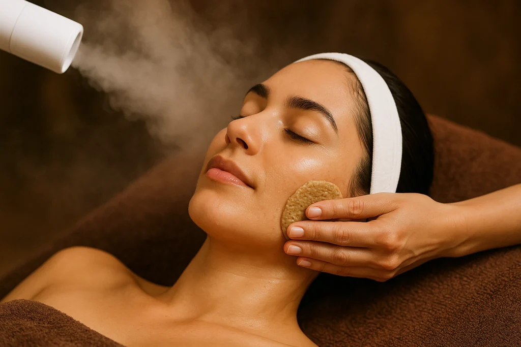 Soothing Steam & Gentle Exfoliation