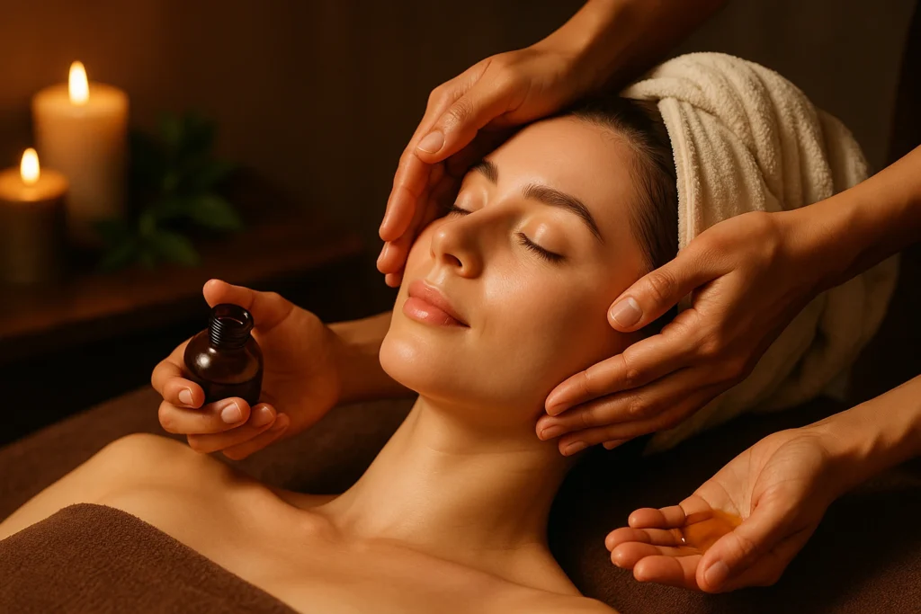 Therapeutic Facial Massage (Mukha Abhyanga)